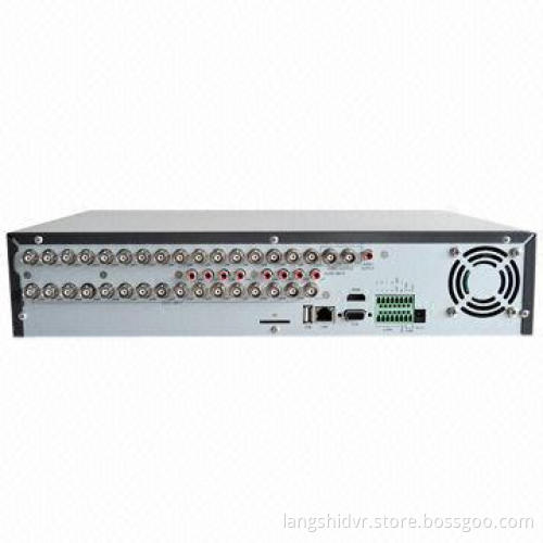 Network DVR with 32CH Full CIF Real-time and HDMI® Function, Supports 3G and Wi-Fi Functions